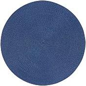 《NOW》素面織紋圓餐墊(藍紫)