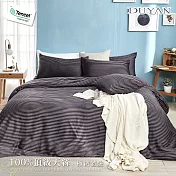 《DUYAN 竹漾》100%天絲雙人床包三件組-午夜隨想