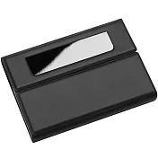 《REFLECTS》業務橫式名片盒(黑) | 證件夾 卡夾