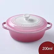 Le Creuset 陶瓷橢圓形小烤盅 漸層粉 200ml