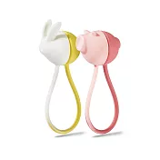 【LeadTrend】動物收線球_粉紅豬/兔／2個一入