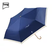 【德國boy】三折小彎柄超輕防曬晴雨公主傘（水手藍）