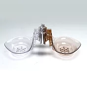 吸盤式透明肥皂架(1入)透明