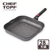 韓國 Chef Topf 崗石系列耐磨28公分不沾 煎鍋