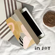 INJOYmall for iPad Pro 11 系列 Smart cover皮革平板保護套-奶茶色的慵懶款