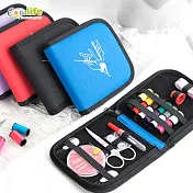 【Conalife】家用戶外旅行便攜式針線包1入藍色