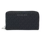MICHAEL KORS 質感皮革拉鍊中夾-黑 (現貨+預購)黑