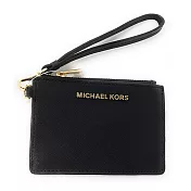 MICHAEL KORS 防刮皮革質感零錢包-黑 (現貨+預購)黑