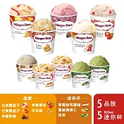 哈根達斯 買5送5！限時限量狂歡節慶組 (品脫5入加送迷你杯5入)(宅配免運)