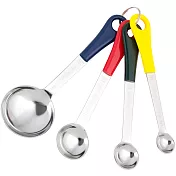 《FOXRUN》彩柄不鏽鋼量匙4件