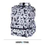 HAPI+TAS 手提摺疊後背包-新版灰色愛麗絲