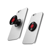 唱片造型手機伸縮支架 附黑膠唱機包裝-紅唱片