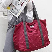 Bagcom 柔星收納托特包(A3 OK)-紅色(搭配收納包長斜肩帶+專用肩背帶)