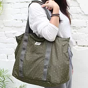 Bagcom 柔星收納托特包(A3 OK)-綠色(搭配收納包長斜肩帶+專用肩背帶)