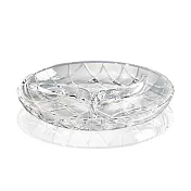 《ROGASKA》斯洛維尼亞水晶-祥輝獻瑞水晶分隔餐盤(3格點心盤)開胃菜格盤