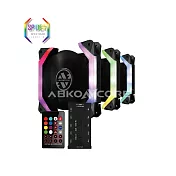 【ABKONCORE】蜘蛛系列 RGB風扇(三顆裝)SYNC AB-Spider-3