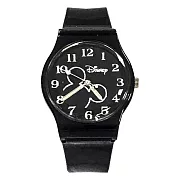 【迪士尼】晶漾米奇手錶_極致黑