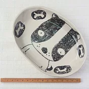 FunnyThai.手工彩繪‧可樂貓不規則萬用碟‧No.02