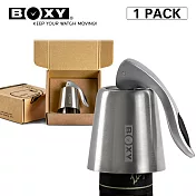 【BOXY】304不鏽鋼紅酒密封瓶塞 單入組 Wine Stopper 1 PACK霧面不銹鋼款