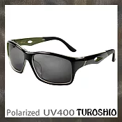 Turoshio TR90 偏光太陽眼鏡 3203 墨綠黑