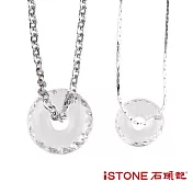 石頭記 白水晶對鍊-緣來是幸福