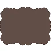 《EXCELSA》波紋餐墊(深棕)