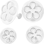 《GP&me》翻糖推壓模4件(花朵)