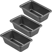 《Wilton》不沾磅蛋糕烤模3入(黑)