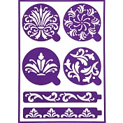 《Wilton》紋飾蛋糕貼紙裝飾片組