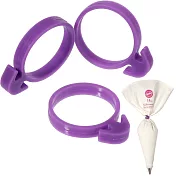 《Wilton》錨形擠花袋束口環12入