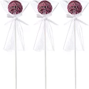 《Wilton》棒棒糖緞帶包裝袋組12入