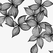 《RADER》方形夏葉餐巾紙20入+立卡