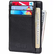 《Kinzd》防盜證件卡夾(黑色)