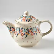 波蘭陶 桃花源系列 茶壺 1.1L 波蘭手工製