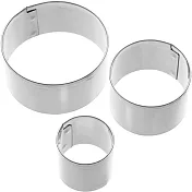 《Sweetly》翻糖切模3件(圓圈)