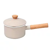 日本野田琺瑯—Couleur系列木柄單手鍋（米．14cm）