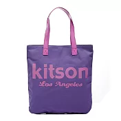 kitson 流行環保購物袋-紫/粉