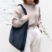 Bagcom B-Tote 雙層tote包 -燈心絨面+牛仔