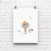 【STUNDEN】胖胖芭蕾舞孃 系列海報 (Cook)