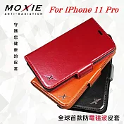 Moxie X-SHELL iPhone 11 Pro (5.8吋) 分離式防電磁波皮套 側翻皮套黑色