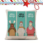 狂歡聖誕季-派對三人組抱枕