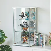 Peachy Life 三層鏡面收納櫃/置物櫃/展示櫃(2色可選)白色