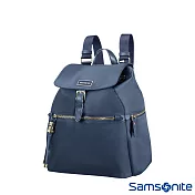 Samsonite新秀麗 KARISSA 經典時尚三口袋吊飾後背包(海軍藍)
