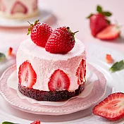 【起士公爵】春之雪-草莓生乳酪蛋糕 4吋