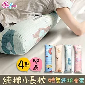 《Embrace英柏絲》精梳純棉 小長抱枕 100x30cm長條抱枕  (四款)獨家訂製/好好抱/情人節/交換禮物小熊郊遊-藍