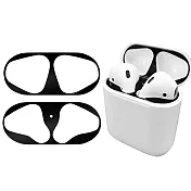 AirPods 專用 金屬電鍍防塵保護貼 沉穩黑
