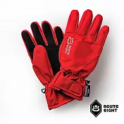 Route8八號公路 KREATE 3M 防水保暖手套 酒紅色L