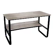 【樂活家】鑫克錸鋼木多用收納工作桌電腦桌辦公桌160cm(三種尺寸)木紋色