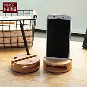 【木森雅居】KIMORI設計款-天然原木手機擴音座