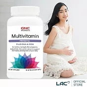 GNC健安喜 婦寶樂-魚油DHA膠囊 90顆(孕婦綜合維他命/加強DHA)